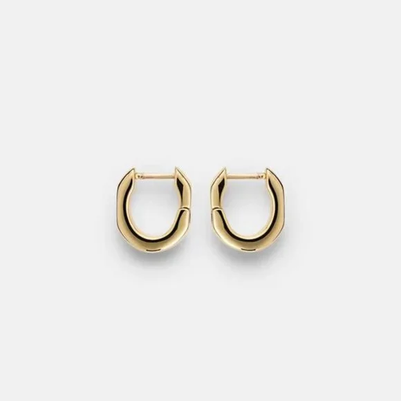 Jennifer Fisher Huggies 14k gold - Picture 3 of 5